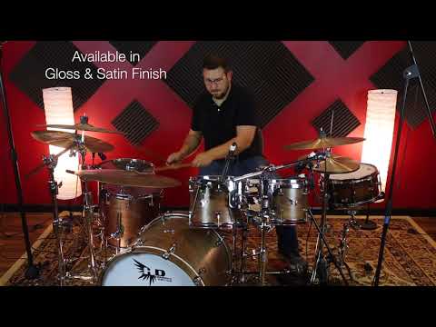 Hendrix Drums, Perfect Ply Walnut Drum Set