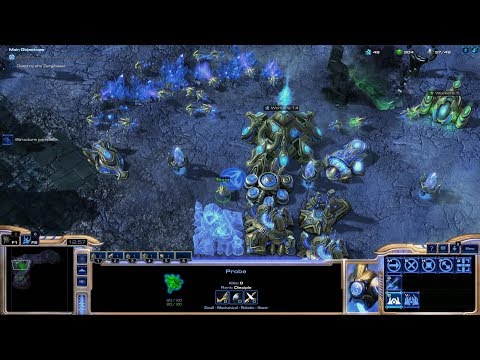 StarCraft: Mass Recall V7.1 Brood War Protoss Campaign Mission 2 - Dunes of Shakuras