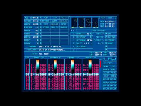 Amiga Music: "Take a Trip from Me" by U4IA - Protracker 3.1b - Amiga Format Issue 48