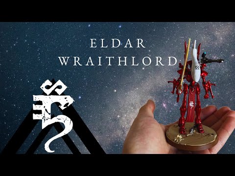 Painting an Aeldari Wraithlord candy red 