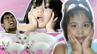 PRETEND PLAY PAPA IS SICK | RAIN RAIN GO AWAY NURSERY RHYMES | THREE LITTLE KITTENS