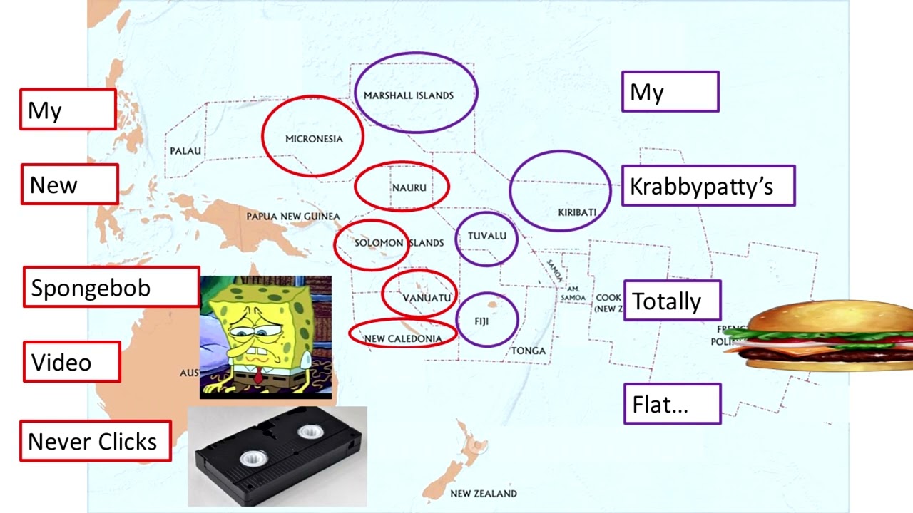 How to remember the countries of Oceania