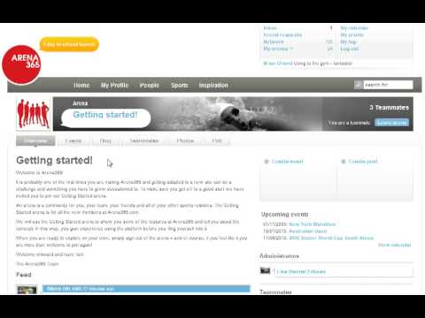 Arena365 - Screencast 1 - Intro - English