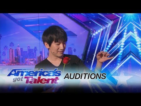 Visualist Will Tsai: Close-Up Magic Act Works With Cards and Coins - America's Got Talent 2017