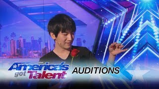 Visualist Will Tsai: Close-Up Magic Act Works With Cards and Coins - America's Got Talent 2017