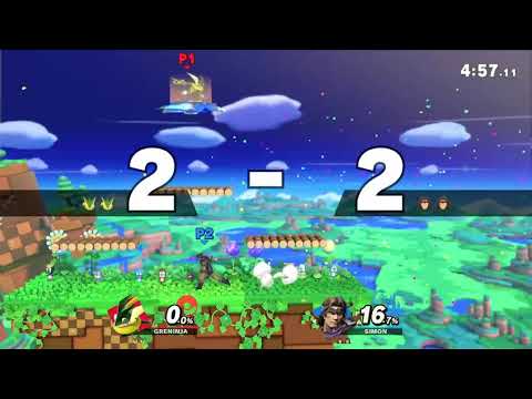 Smasholympics January SSBU - Jaguar (Greninja) vs MetalRenz (Simon) G2