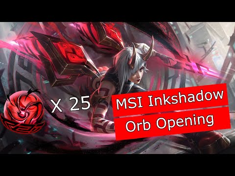 25 MSI Shadowink 2023 Orbs - $50 Worth of Orbs - League of Legends