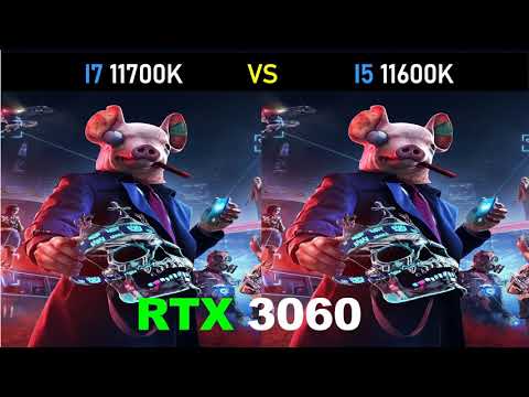 i7 11700K vs i5 11600K - RTX 3060 - Gaming Comparisons