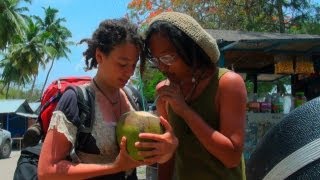 Roadside vendors in Havelock Island