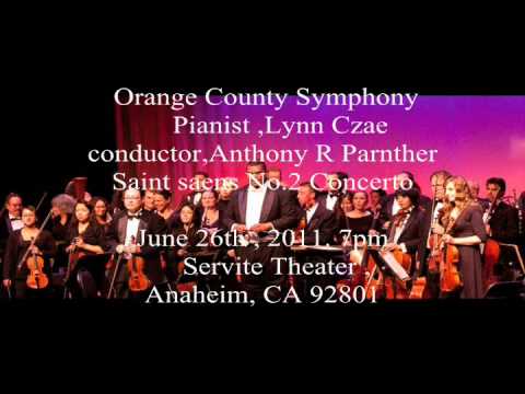 Lynn  Czae  - Saint Saens Piano concerto with Orange County Symphony