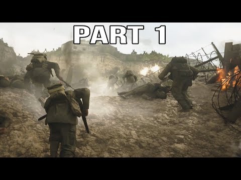 Call of Duty WW2 Gameplay Walkthrough Part 1 - Normandy D-Day