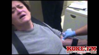 TRAVIS COUNTY DISTRICT ATTORNEY LEHMBERG'S BOOKING FOOTAGE KOKE FM 042113