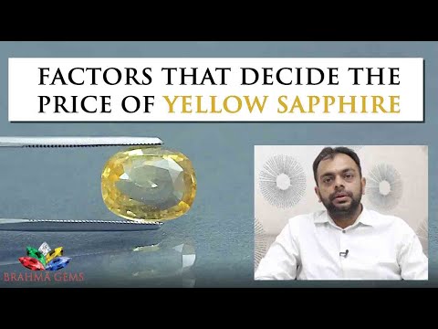 Factors that decide price of Yellow Sapphire (Pukhraj) || Brahma gems
