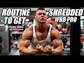 DAY 1 - IFBB PRO MEN’S PHYSIQUE CONTEST PREP - GET SHREDDED ROUTINE