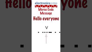Download lagu Morse code message: hello everyone mp3 Download lagu Morse code message: hello everyone mp3