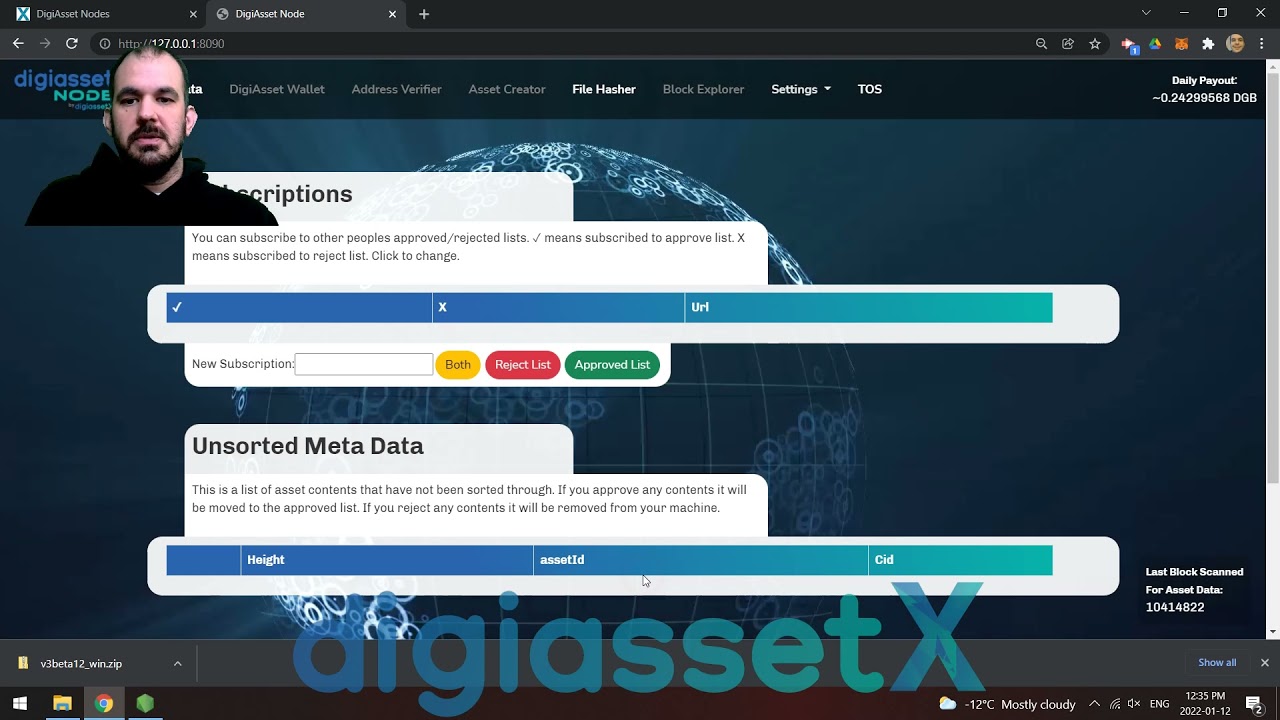 Setting up a DigiAsset Node