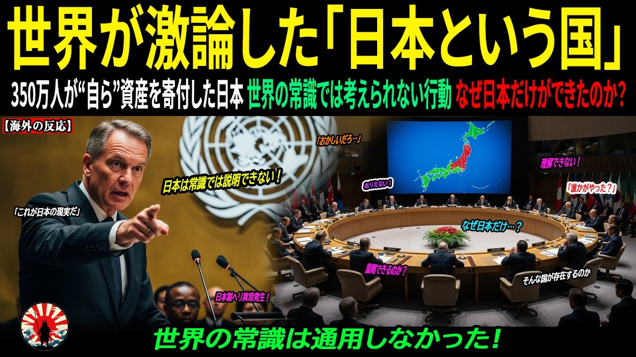 【海外の反応】「なぜ日本は最貧国にならなかったのか？」国連関係者の衝撃発言が波紋を呼ぶ…300倍の経済成長の秘密と、ハーバードが認めた日本人の精神 ｜海外感動ストーリー｜AI物語