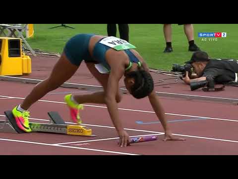 Revezamento 4x100m Feminino Mundial de Atletismo Sub20