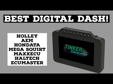BEST DIGITAL DASH! Tinker Electronics-Holley, AEM, Hondata, MegaSquirt, MAXXecu, Haltech, ECUMaster