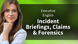 Executive English: Incident Briefings, Claims & Forensics