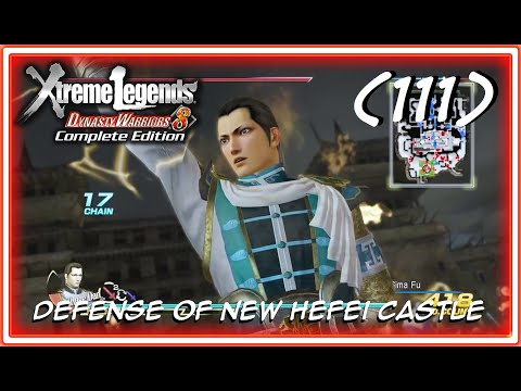 Let'z Play "DYNASTY WARRIORS 8" (111) - Jin XL Stage 3: Defense of New Hefei Castle