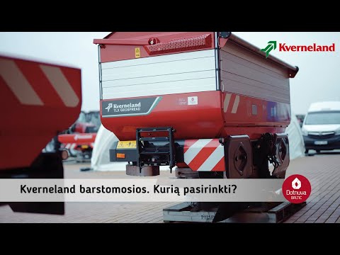 Pakabinama trąšų barstomoji Kverneland Exacta CL-GEO vaizdo įrašas