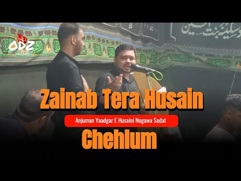 Zainab Tera Husain Chehlum || Anjuman Yaadgar E Husaini Nogawa Sadat | 23 Safar Shabbedari 2023