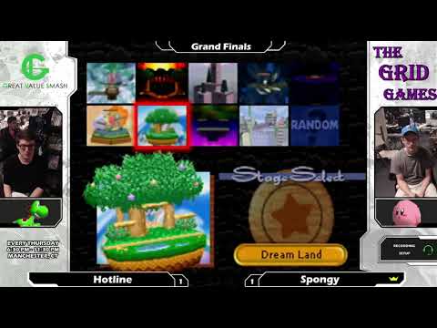 Smash 64: Hotline (Yoshi) V Spongy (Kirby) - Shattered 100 Tourney