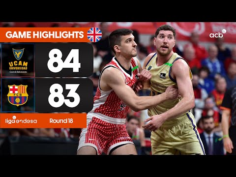 UCAM Murcia - Barça  (84-83) GAME HIGHLIGHTS | Liga Endesa 2025-26
