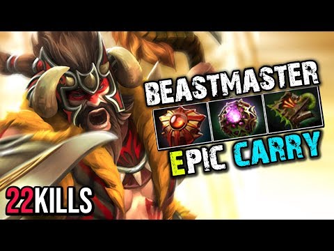Epic Carry [Beastmaster] From Ofllaner to Carry Vs Super Pushing Enemy by 7Mad | Dota 2 Highlights