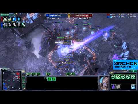 EmpireHappy Vs eSaharaBabyK - Starcraft 2 Commentary