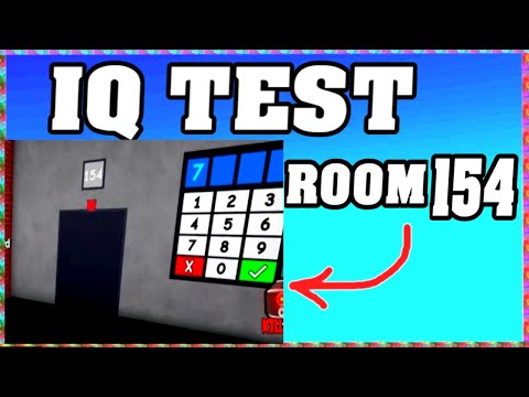 ROOM 154 IQ TEST Roblox Walkthrough 🧠 [Full Guide English]