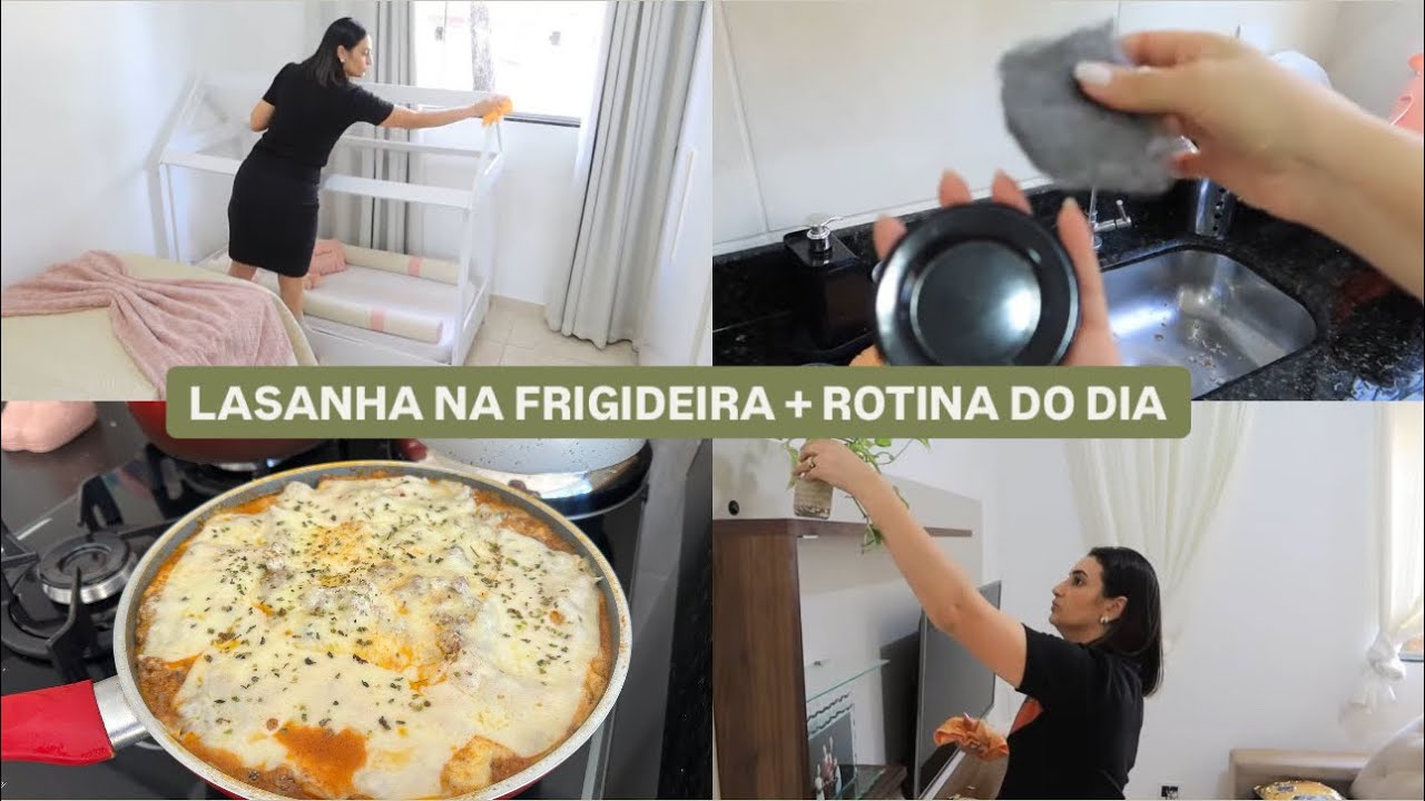 LASANHA NA FRIGIDEIRA MUITO FÁCIL | TROQUEI AS ROUPAS DE CAMA| LAVEI O BANHEIRO E DICAS| LAIS VELOSO