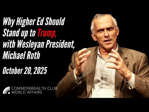 Wesleyan President Michael Roth: Why Higher Ed Should Stand up to Trump