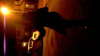 dancing late at night.