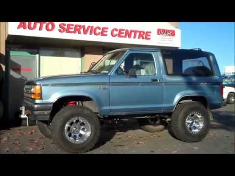 Skyjacker 4'' lift Ford Bronco II at Dales Auto Service, Surrey BC, Canada