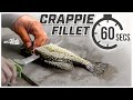 How to Fillet Crappie Quickly with Mr. Crappie