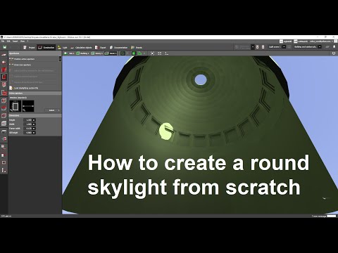 How to create a round skylight from scratch