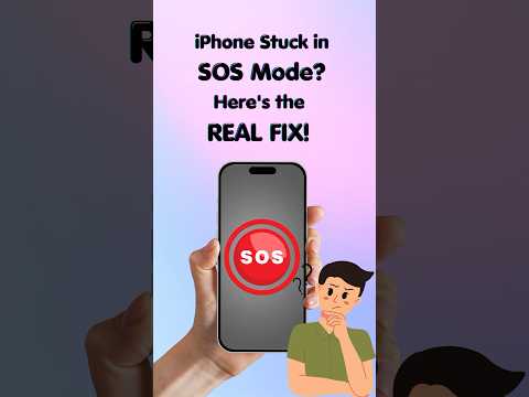 iPhone Stuck in SOS Mode? Here’s the REAL FIX! #sos
