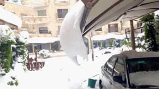 preview picture of video 'Amman snow 2013'