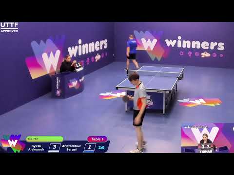 WINners CUP table 1  03.12  Syksa Aleksandr - Aristarkhov Sergei  22:30