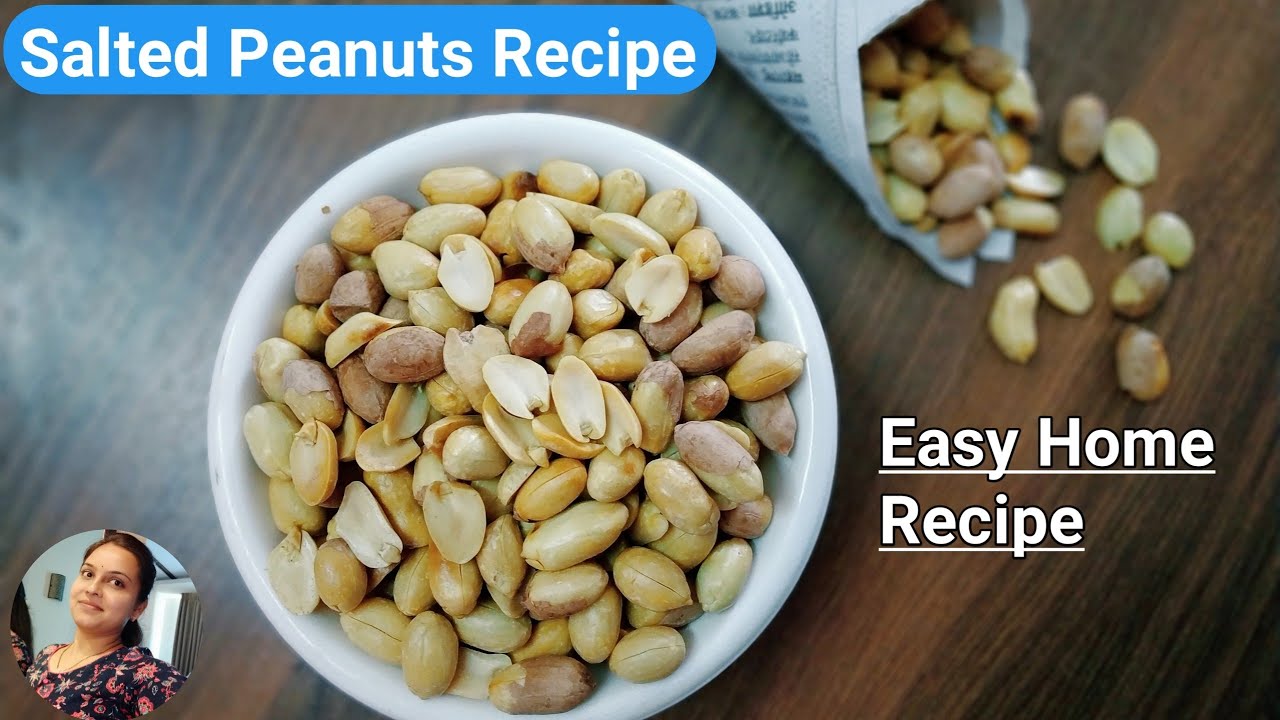 How To Make Salted Peanuts | khari Sing | Easy Home Recipe | Salted Peanuts Recipe