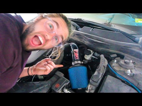 LOUD INTAKE TURBO SOUNDS! Kia Optima SX INSTALL