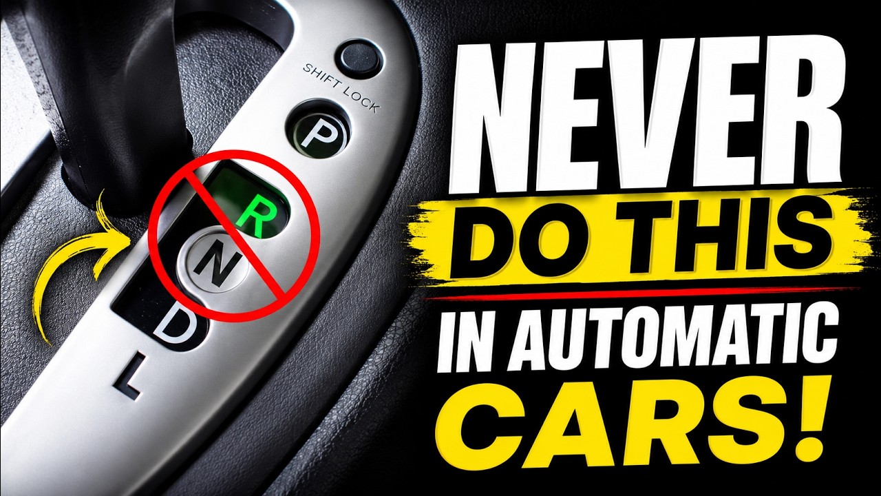Things U Should Never Do In An Automatic Car | Car Hacks