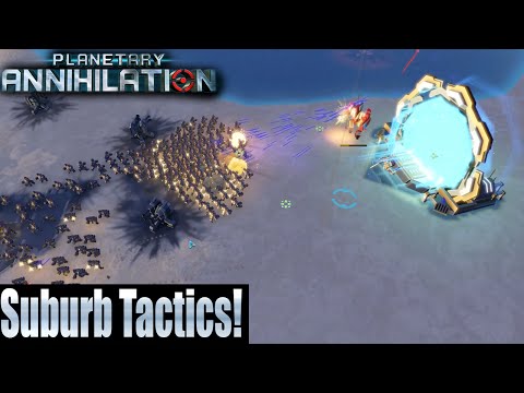 Planetary Annihilation 8 Player FFA - Superb Tactics!