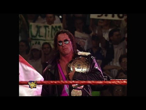 Bret Hart Raw Promo night after Winning WWF Title @ SummerSlam 1997! feat Hart Foundation (WWF)