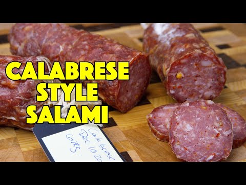 Calabrese Style Dry Cured Salami Recipe - Glen And...