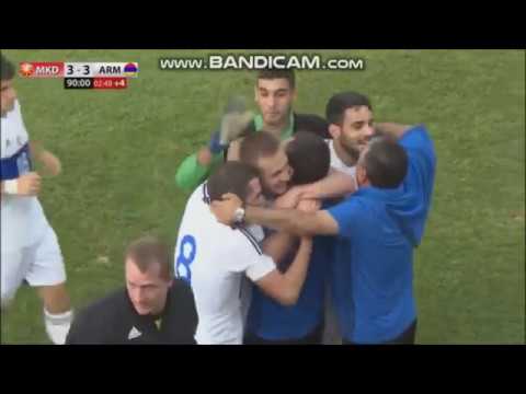 Macedonia U21 - Armenia U21 3:3 (highlights)