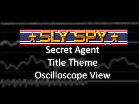Tim Follin - "Sly Spy: Secret Agent - Title Music" (Amiga) [Oscilloscope View]