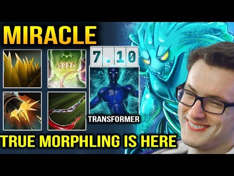 MIRACLE: AMAZING Morphling is true TRANSFORMER Now Dota 2 7.10